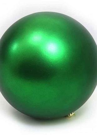 Кулька новорічна велика green матова 15cм. dscn0980-15gr тм китай