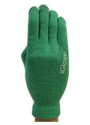 Перчатки для сенсорных экранов touch igloves green