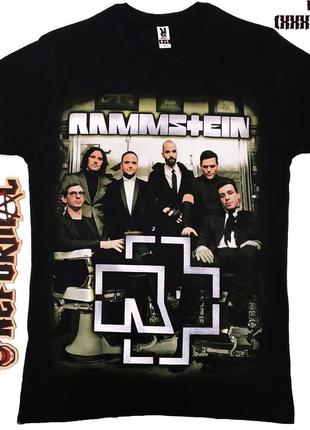 Футболка rammstein (фото гурту з лого), розмір 4xl (xxxl euro)