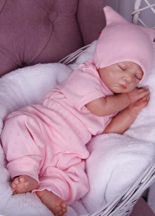 Набор для новорожденного 3 предмета нежность розовый