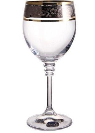 Набор бокалов для вина 200 мл 6 шт olivia bohemia 40346/43249/200