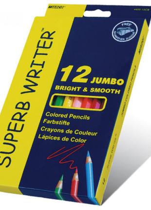 Набір кольорових олівців marco superb writer 4400-12cb 12 кольорів