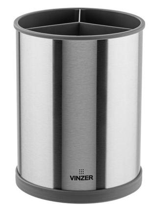 Органайзер для кухонных аксессуаров вращающийся vinzer vz-50342 14.5х14.5х19.5 см