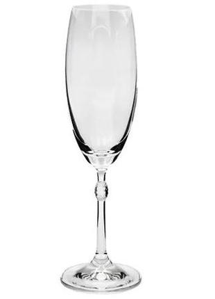 Набор бокалов для шампанского bohemia caroline b40338-301248 180 мл 6 шт прозрачный