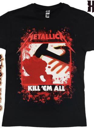 Футболка metallica kill'em all чорна, розмір xxl