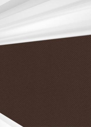 Рулонна штора rolets роял 2-804-1000 100x170 см закритого типу шоколадна