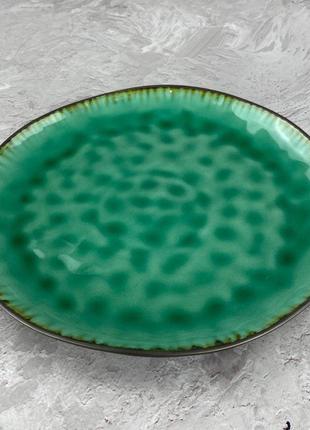 Тарілка olens зелена лагуна jm-1003 27,5 см