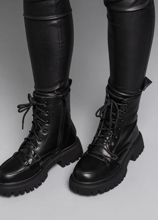 Черевики жіночі зимові fashion echo 3889 36 розмір 23,5 см чорний