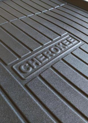 Оригинальный 3d коврик jeep cherokee 2013+ в багажник