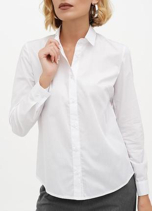 Белая базовая рубашка