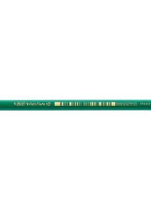 Олівець чорнографітний evolution з гумкой, 655hb 12шт bc8803323 тм bic