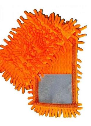 Насадка змінна для швабри 1000 пальців , помаранчева тм eco fabric