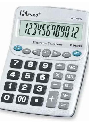 Калькулятор №кк-1048-12 12 цифр 4 кольори 2r3 тм opv