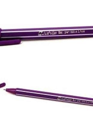 Ручка кулькова ан-555-a фіолетовий 50шт тм китай
