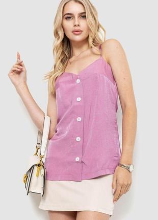 Блуза на бретелях, колір темно-рожевий, 102r215