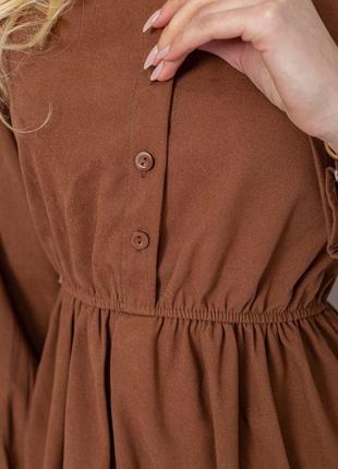 Платье нарядное, цвет коричневый, 246r2035 фото