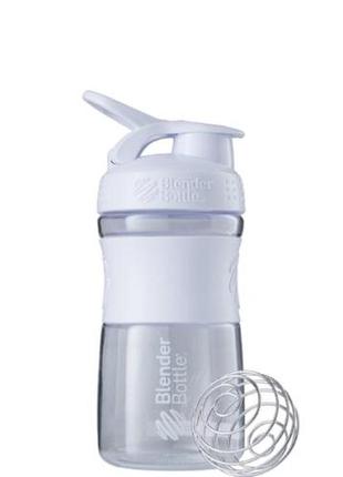 Шейкер blenderbottle sportmixer 590 мл, white