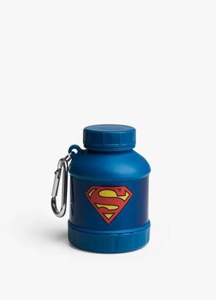 Контейнер для спортивного питания smart shake whey2go dc, 110 мл, superman