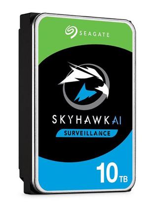 Жесткий диск 10tb seagate skyhawk ai st10000ve001 для видеонаблюдения