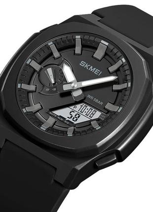 Чоловічий спортивний тактичний наручний годинник skmei trust gummer