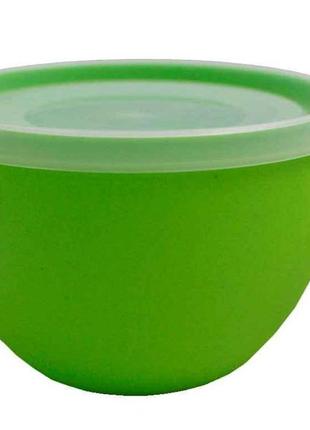 Чашка з кришкою, 0,5 л 168006 оливкова тм алеана