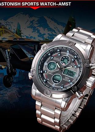 Мужские наручные часы amst mountain steel7 фото