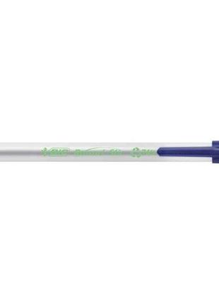 Ручка кулькова round stic eco , синій, 60 шт/уп без шк на ручці bc8932402 тм bi