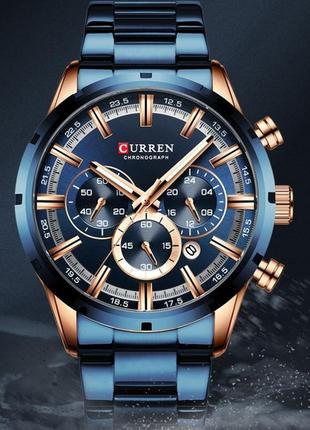 Чоловічі наручні годинники curren wild5 фото