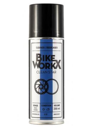 Очисник трансмісії спрей bikeworkx clean star 200 мл.