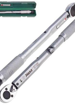 Ключ динамометричний 3/8" dr 19-110nm, 365 мм, 820 гр. hans (3171nm)