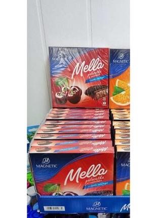 Шоколадні цукерки magnetic galaretka mella (вишня), 190 g. польща
