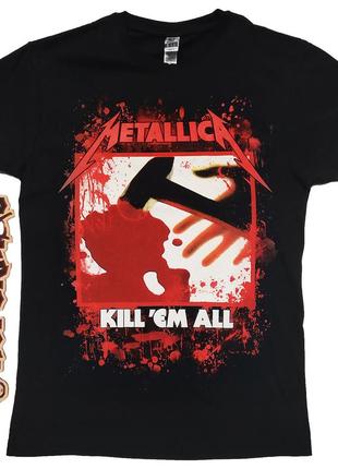 Футболка metallica kill'em all чорна, розмір l