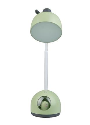 Лампа настольная аккумуляторная детская 4 вт ночник настольный с сенсорным управлением lt-a2084 `gr`
