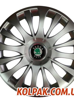 Колпаки ковпаки на колеса skoda r15 под оригинал