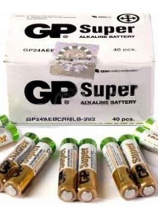 Батарейка калюжна lr03/aaa super alkaline 2 шт (спайка) тм gp