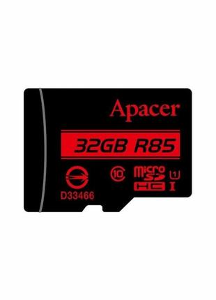 Картка пам'яті microsdhc 32 gb apacer class 10 uhs-i (ap32gmcsh10u5-ra)