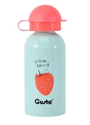 Бутылка для воды gusto сладкая ягодка gt-114 400 мл