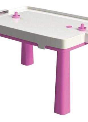 Мебель, стол детский с комплектом для игры, розовый цвет, от doloni (04580/3)