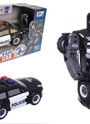 Трансформер mecha police car от 3 лет