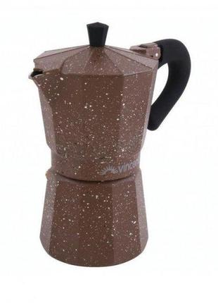 Гейзерна кавоварка vincent vc-1370-300 3 чашки 150 мл
