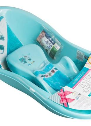 Ванночка з набором "кіт і пес" 102 см (світло-блакитний) pk-102-101 tega