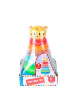 Пирамидка детская limo toy тигр pl2201c 19 см