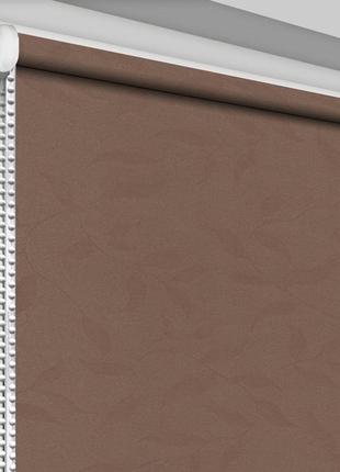 Рулонная штора rolets натура 1-1827-1000 100x170 см открытого типа коричневая
