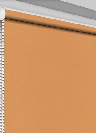 Рулонна штора rolets перла 1-1865-1000 100x170 см відкритого типу помаранчева