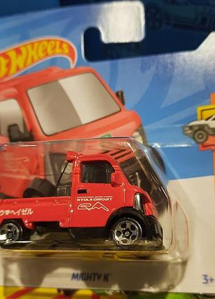 Hot wheels 2023 hw hot trucks mighty k 7/10 214/250 hkj03 майті к вантажівка машинки колекційні хот вілс