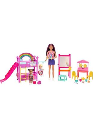 Barbie skipper first jobs daycare playset hnd18 mattel барбі лялька перша робота дитячий садок