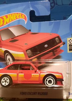 Hot wheels 2023 retro racers ford escort rs2000 1/10 4/250 hkj77 форд ретро спорт машинки колекційні хот вілс