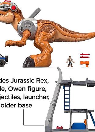 Jurassic world t rex dinosaur imaginext fmx85 mattel парк юрського періоду тірекс тиранозавр6 фото