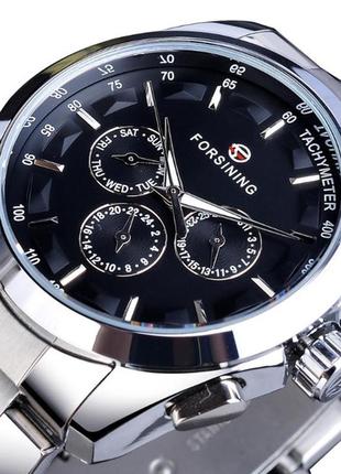 Чоловічі наручні годинники forsining walker steel