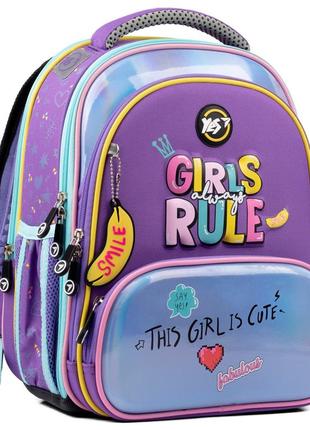 Рюкзак каркасний шкільний yes premium girls style 553203 17 л